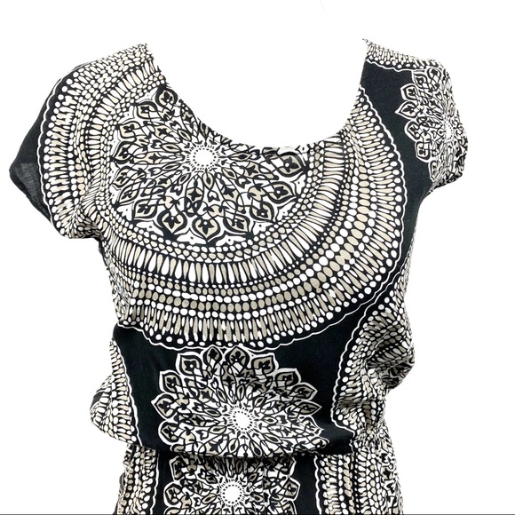 Banana Republic, Black & Tan Dress, Size XS - Picture 2 of 5